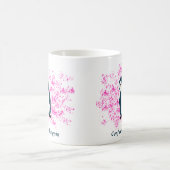 混乱したペンギンマグ コーヒーマグカップ (中央)