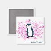 混乱したペンギン磁石 マグネット (正面/裏面)