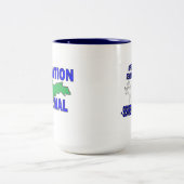 混乱したマグの上 ツートーンマグカップ (中央)