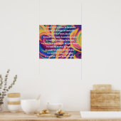 混乱した世界詩の壁のポスターで ポスター (キッチン)