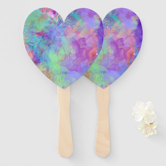 混乱した夢 ハンドファン (正面&裏面)