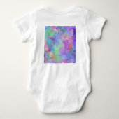 混乱した夢 ベビーボディスーツ (裏面)