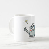 混乱した散水缶 コーヒーマグカップ (正面左)