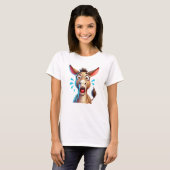 混乱した笑わされるロバ Tシャツ (正面フル)