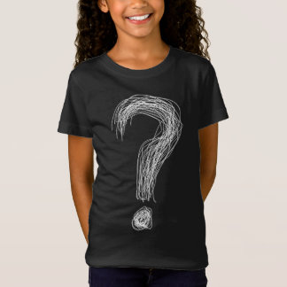 混乱した落書きの疑問符のカオスと過剰思考 Tシャツ
