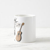 混乱した音楽ロボット コーヒーマグカップ (中央)
