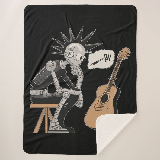混乱した音楽ロボット シェルパブランケット (正面)
