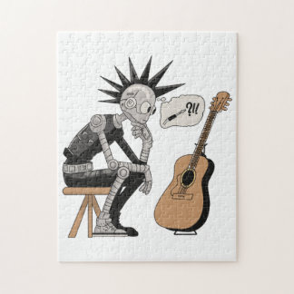 混乱した音楽ロボット ジグソーパズル