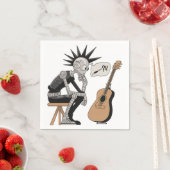 混乱した音楽ロボット スタンダードカクテルナプキン (インサイチュ)