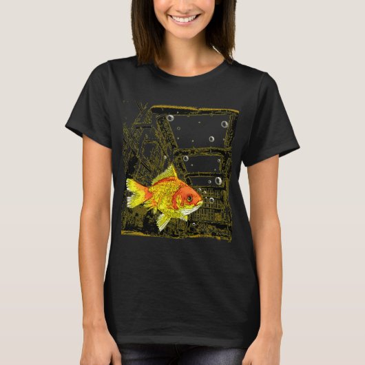 混乱した魚 Tシャツ (正面)