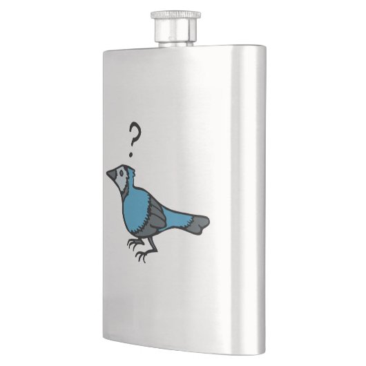 混乱した鳥 フラスク (左)
