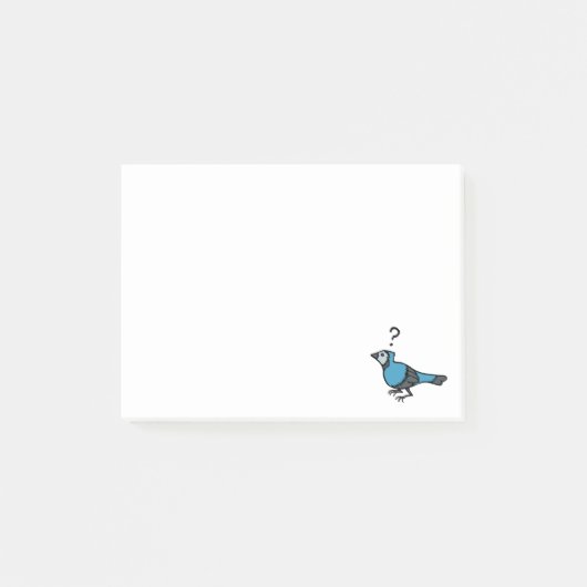 混乱した鳥 ポストイット (正面)