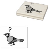 混乱した鳥 ラバースタンプ (押印)