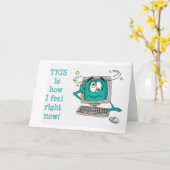 混乱した*どのように*私は忘れあなたの誕生日 カード (黄色い花)