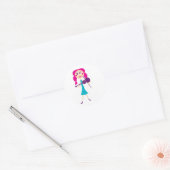 混乱した ラウンドシール (封筒)