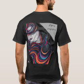 混乱して眠る Tシャツ (裏面)