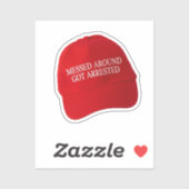 混乱しのまわりにた逮捕 シール (シート)