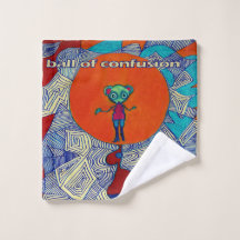 混乱の玉の洗い布