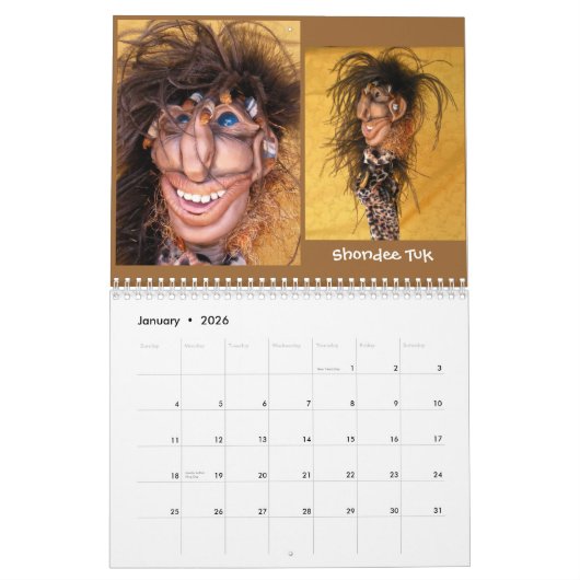 混乱のCrazies 2012のカレンダー カレンダー (1月 2026)