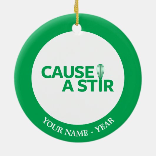 混乱をもたらして下さい セラミックオーナメント (裏面)