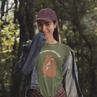 混乱を引き起こしに行く マーモット スニーカー Tシャツ