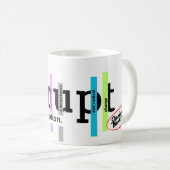 混乱を引き起こす コーヒーマグカップ (正面右)