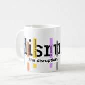 混乱を引き起こす コーヒーマグカップ (正面左)