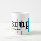 混乱を引き起こす コーヒーマグカップ (中央)