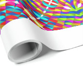 混乱カラフル曼荼羅 ラッピングペーパー (ロールコーナー)