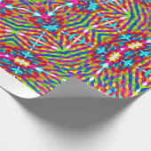 混乱カラフル曼荼羅 ラッピングペーパー (角)