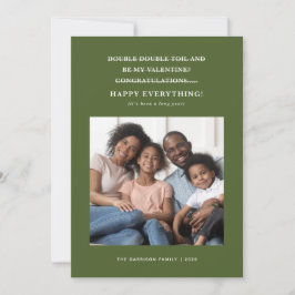 混乱コロナウイルスホリデーグリーティンググリーン 案内状