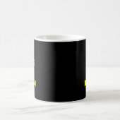 混乱スマイル目に見えない病気に罹った コーヒーマグカップ (中央)