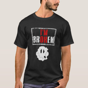 混乱スマイル目に見えない病気に罹った Tシャツ