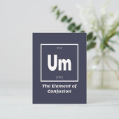 混乱化学工業のUm要おもしろい素 ポストカード (スタンド正面)