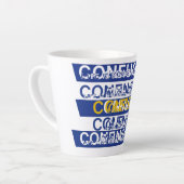 混乱 カフェラテマグ (左アングル)