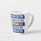 混乱 カフェラテマグ (右アングル)