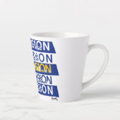 混乱 カフェラテマグ (右)