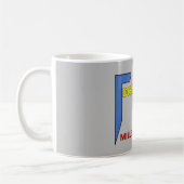 混乱/ミレニアルのマグカップ コーヒーマグカップ (左)