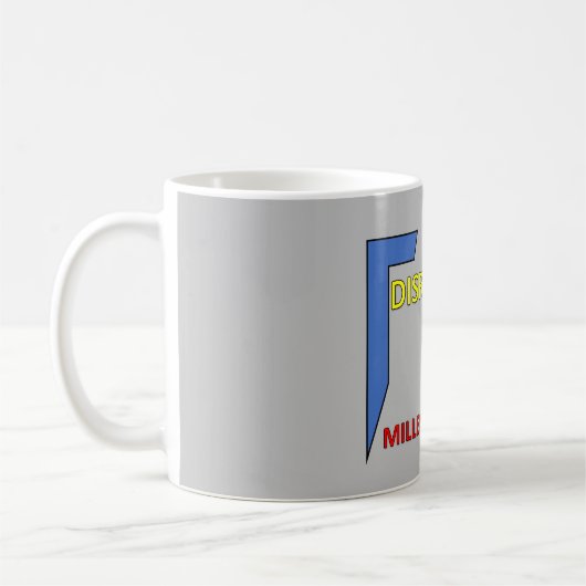 混乱/ミレニアルのマグカップ コーヒーマグカップ (左)