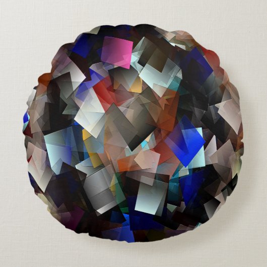 混乱….. ラウンドクッション (正面)