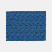 混合されたお守り毛布 フリースブランケット (正面(横))