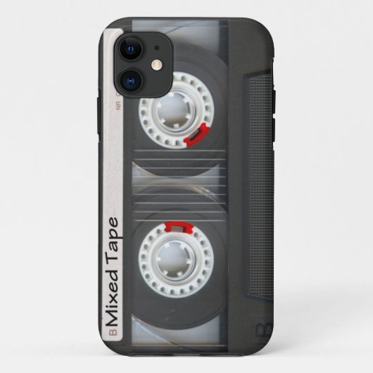 混合されたカセットテープ Case-Mate iPhoneケース (裏面)