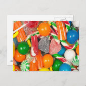 混合されたキャンデー-郵便はがき ポストカード (正面/裏面)