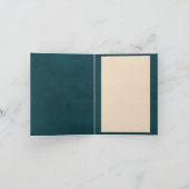 混合されたシャクヤクの挨拶状 カード (内部)