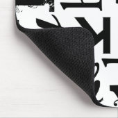 混合されたタイポグラフィの標準のマウスパッド マウスパッド (コーナー)