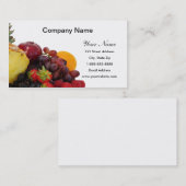 混合されたフルーツの名刺 名刺 (正面/裏面)