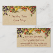 混合されたフルーツの農場の販売 名刺 (正面/裏面)