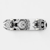 混合されたポリネシアおよびマオリの入れ墨の芸術 スケートボード (横)