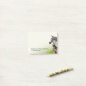 混合された動物の獣医の練習 ポストイット (デスク上)