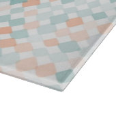 混合された小さい点が付いている抽象的な背景 カッティングボード (角)